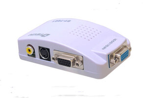 Bộ chuyển đổi VGA sang Svideo và AV Dtech DT-7001