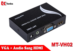 Bộ chuyển đổi VGA và Audio sang HDMI MT-VH02- chính hãng MT-VIKI