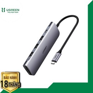 Bộ chuyển đổi với PD Type C ra SD+TF+3 USB3.0 port Ugreen 50598