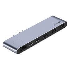 Bộ chuyển Dual USB Type C to HDMI+USB 3.0+LAN 1Gbps + Dual Type C Ugreen 50984