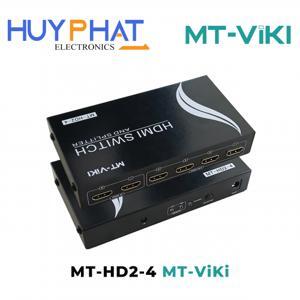 Bộ chuyển mạch Ma Trận HDMI 4 ra 2 có điều khiển lựa chọn đầu ra hiển thị khác nhau