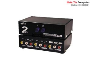 Bộ chuyển mạch tín hiệu AV  2 cổng vào 1 cổng ra MT-231AV
