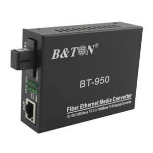 Bộ chuyển quang 1x1000M 1550/ WDM BiDi 20Km SC B&TON BT-950GS-20B