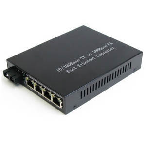 Bộ chuyển quang 4x100M 131550nm WDM BiDi SM 80Km SC Wintop YT-8110SB-14-80A