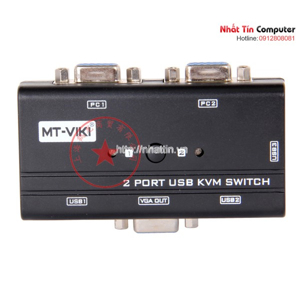 Bộ chuyển tín hiệu 2 CPU dùng 1 Màn hình KVM Switch USB MT-260KL