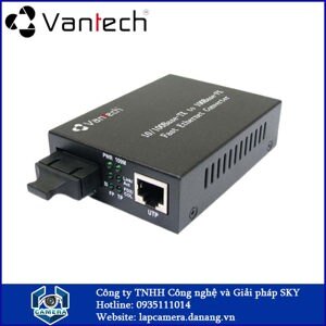 Bộ chuyển tín hiệu cáp quang Vantech VTE-01D