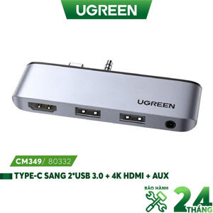 Bộ chuyển Usb Type C Ugreen 80332