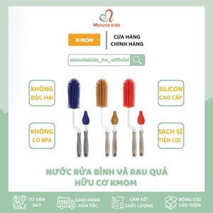 Bộ cọ bình sữa, núm ti Silicone K-Mom