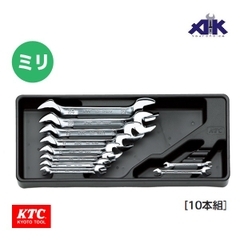 Bộ cờ lê 10 chiếc hai đầu mở KTC TS210