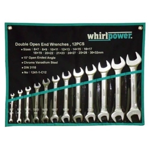 Bộ cờ lê 2 đầu miệng 12 chi tiết Whirl Power 1241-1-C12