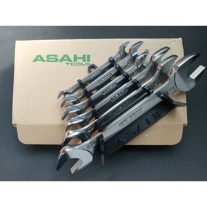 Bộ cờ lê 2 đầu miệng 6 chi tiết Asahi SLAS62