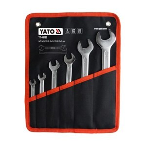 Bộ cờ lê 2 đầu miệng 6 chi tiết Yato YT-48180