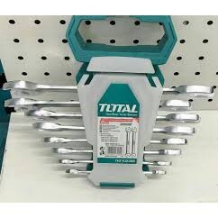 Bộ cờ lê 2 đầu miệng 8 chi tiết Total THT102386, 6-22mm