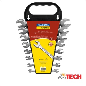 Bộ cờ lê 2 đầu miệng 8 chi tiết Tramontina 42001108