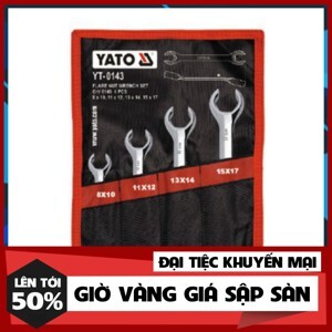 Bộ cờ lê 2 đầu miệng loe Yato YT-0143 - 4 chi tiết