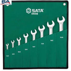 Bộ cờ lê 2 đầu miệng Sata 08-009 (08009) - 5.5-24mm