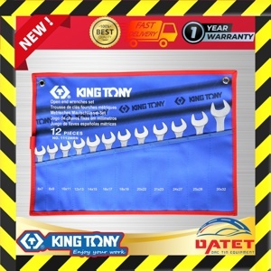 Bộ cờ lê 2 đầu mở 12 chiếc Kingtony 1112MRN