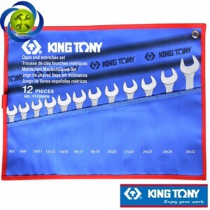 Bộ cờ lê 2 đầu mở 12 chiếc Kingtony 1112MRN