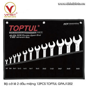 Bộ cờ lê 2 đầu mở 12 món Toptul GPAJ1202