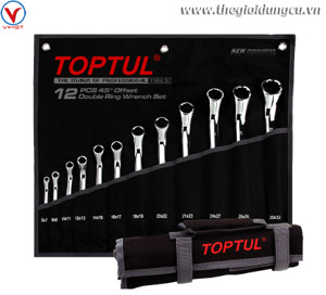 Bộ cờ lê 2 đầu vòng 45 độ 12 món Toptul GPAH1201