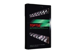 Bộ cờ lê 2 đầu vòng Toptul GRA08370 -  45 độ, 8 món