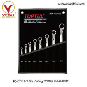 Bộ cờ lê 2 đầu vòng TOPTUL GPAH0802