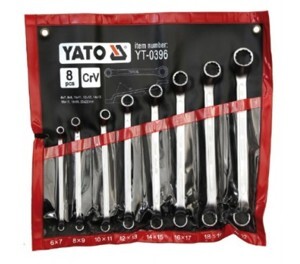 Bộ cờ lê 2 đầu vòng Yato YT-0396, 8 món