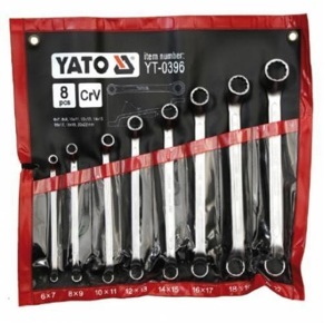 Bộ cờ lê 2 đầu vòng Yato YT-0396, 8 món