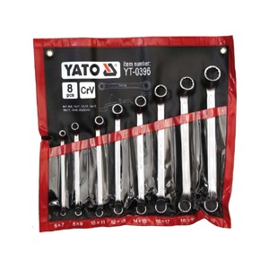 Bộ cờ lê 2 đầu vòng Yato YT-0396, 8 món