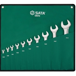 Bộ cờ lê hai đầu miệng 10 chi tiết Sata 08010 (08-010)