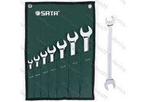 Bộ cờ lê hai đầu miệng 7 chi tiết Sata 09073 (09-073)