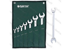 Bộ cờ lê hai đầu miệng 7 chi tiết Sata 09073 (09-073)