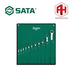 Bộ cờ lê hai đầu vòng 10 chi tiết Sata 08012