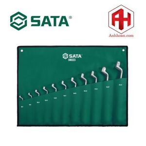 Bộ cờ lê hai đầu vòng 11 chi tiết Sata 08023