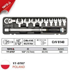 Bộ cờ lê lực đầu rời Yato YT-0767 - 12 chi tiết