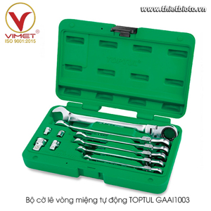 Bộ cờ lê vòng miệng 10 món Toptul GAAI1003