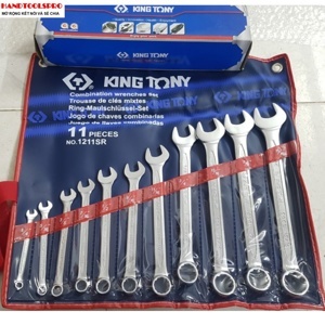 Bộ cờ lê vòng miệng 11 chi tiết hệ inch Kingtony 1211SR