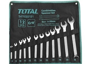 Bộ cờ lê vòng miệng 12 chi tiết Total THT1022122, 6-32mm