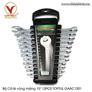 Bộ cờ lê vòng miệng 12 món Toptul GAAC1201