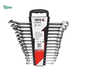 Bộ cờ lê vòng miệng 14 chi tiết YT-03618
