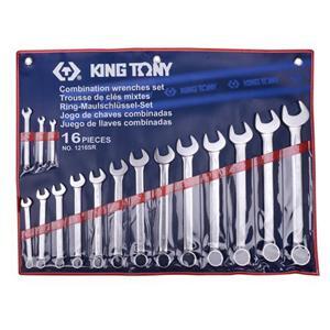 Bộ cờ lê vòng miệng 14 chi tiết hệ inch Kingtony 1214SR01