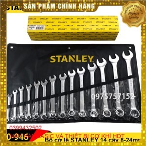 Bộ cờ lê vòng miêng 14 chi tiết 8-24mm Stanley 80-946