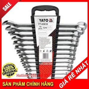 Bộ cờ lê vòng miệng 14 chi tiết YT-03618