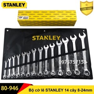 Bộ cờ lê vòng miêng 14 chi tiết 8-24mm Stanley 80-946