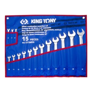 Bộ cờ lê vòng miệng 15 chi tiết Kingtony 1275MRN 6-32mm