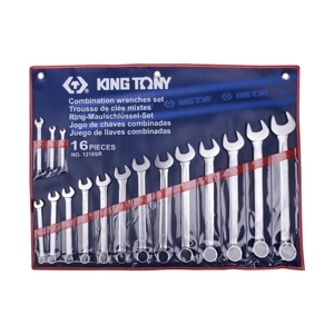 Bộ cờ lê vòng miệng 16 chi tiết Kingtony 1216SR