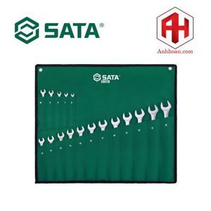 Bộ cờ lê vòng miệng 17 chi tiết Sata 08018