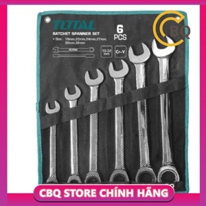 Bộ cờ lê vòng miệng 6 chi tiết Total THT102RK061 19-32mm