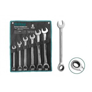 Bộ cờ lê vòng miệng 6 chi tiết Total THT102RK061 19-32mm