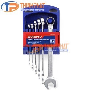 Bộ cờ lê vòng miệng, 6 chi tiết Workpro W003304